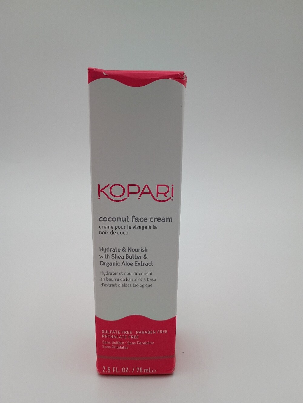 Kopari Coconut Face Cream w/ Shea butter & organic aloe extract 2.5 fl oz
